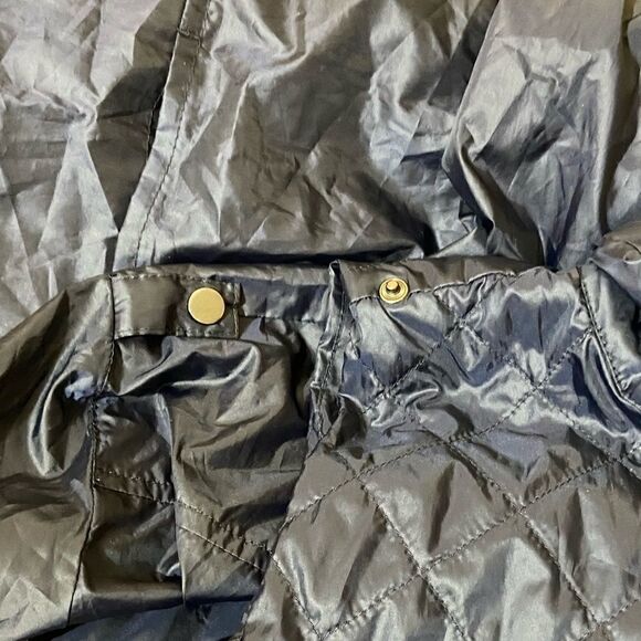 Nanette Lepore Navy Lightweight Convertible Jacket & Vest Windbreaker - Picture 10 of 11